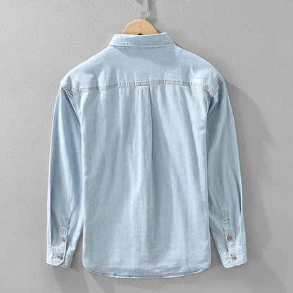 Joross™ - Casual Denim Blouse Voor Mannen