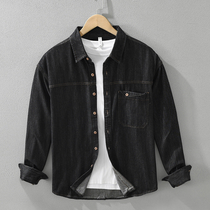 Joross™ - Casual Denim Blouse Voor Mannen