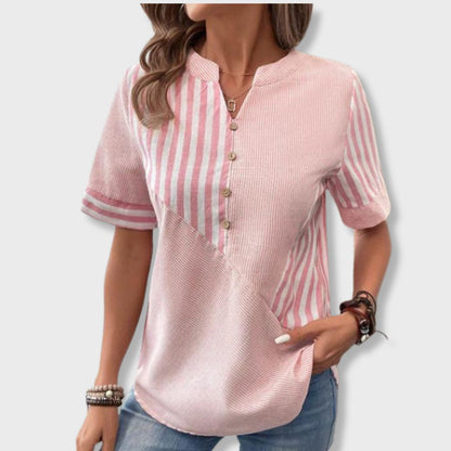 Ruby™ - Stijlvolle Gestreepte Blouse