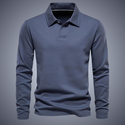 Noah™ | Casual Poloshirt met lange mouwen voor heren