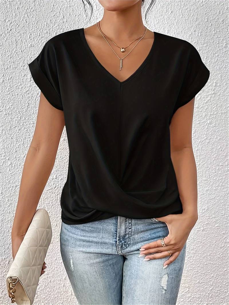 Lydia- Casual T-shirt met korte mouwen