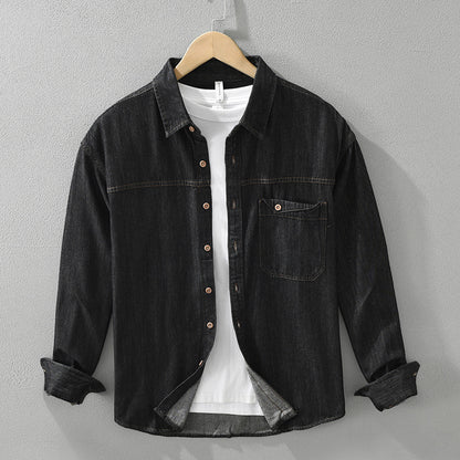 Joross™ - Casual Denim Blouse Voor Mannen