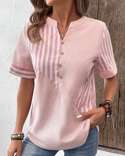 Ruby™ - Stijlvolle Gestreepte Blouse