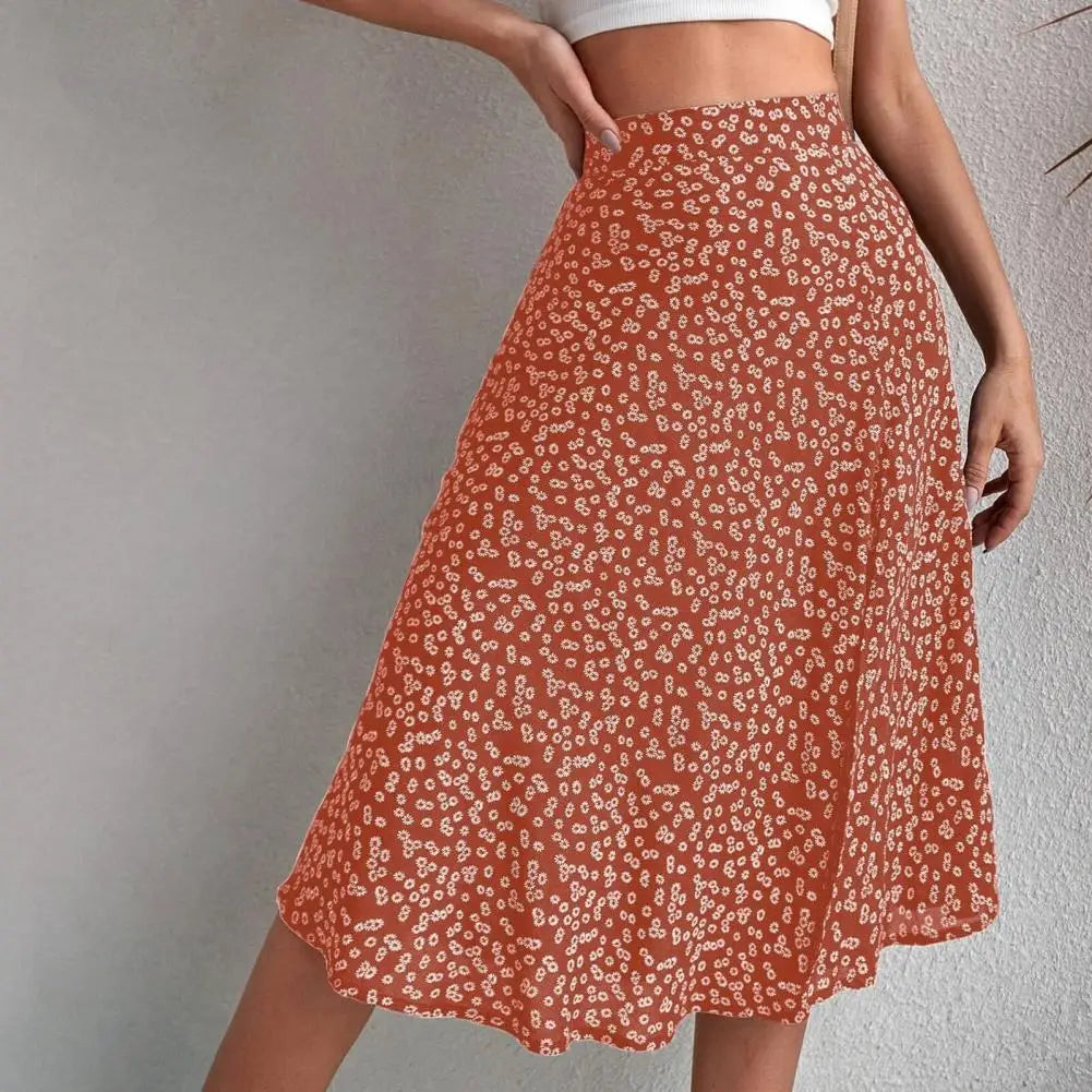 Greta™ - Elegante Midi-Rok met Split