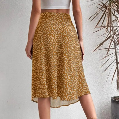 Greta™ - Elegante Midi-Rok met Split