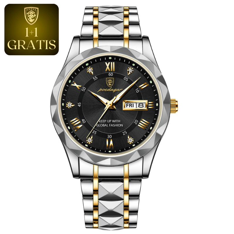 Aureus Grandeur™ - Luxueuze Herenhorloge (1 + 1 GRATIS)