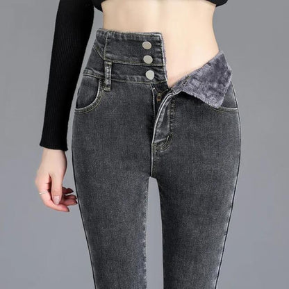 CozyFit™ Comfortabele Jeans met Fleece Voering