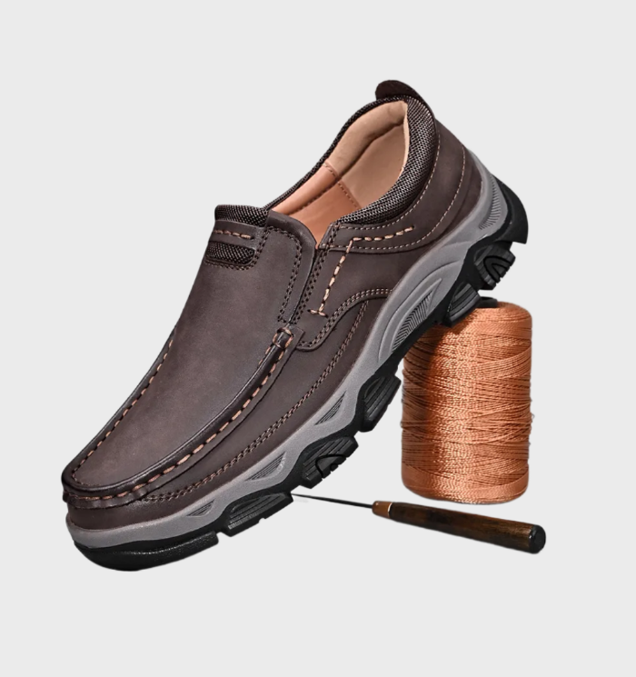 Kurt | Comfortabele Orthopedische Antislip lederen Schoenen