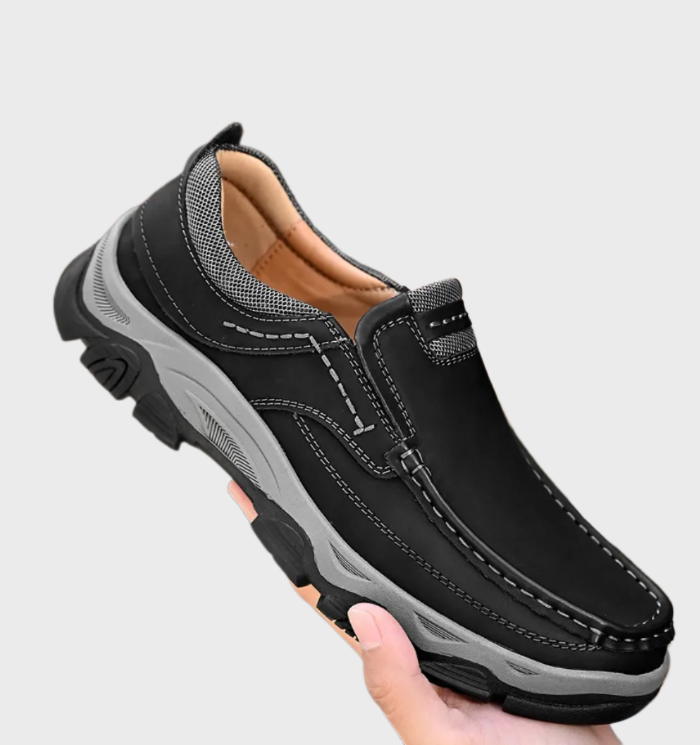 Kurt | Comfortabele Orthopedische Antislip lederen Schoenen