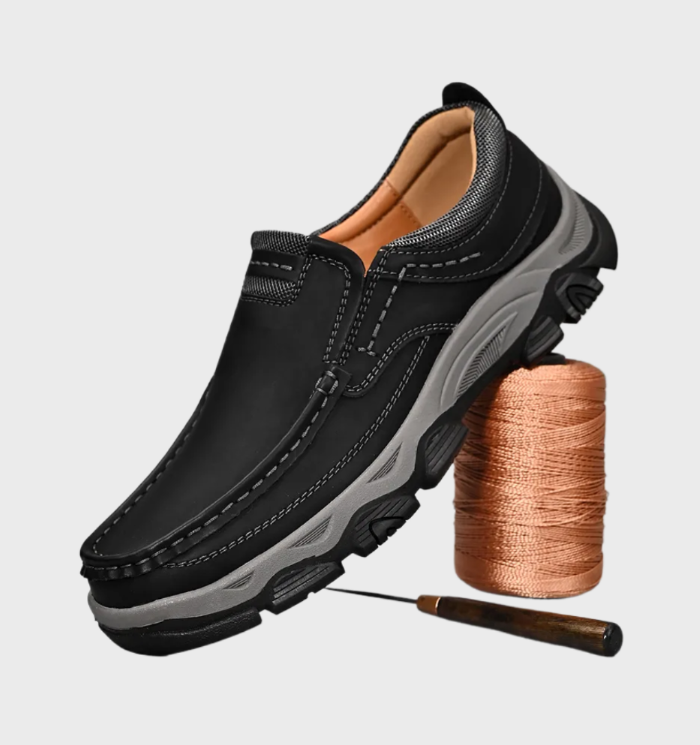 Kurt | Comfortabele Orthopedische Antislip lederen Schoenen