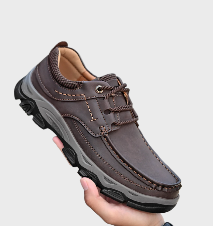 Kurt | Comfortabele Orthopedische Antislip lederen Schoenen