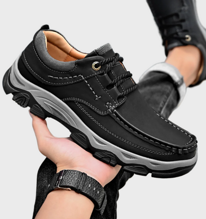 Kurt | Comfortabele Orthopedische Antislip lederen Schoenen