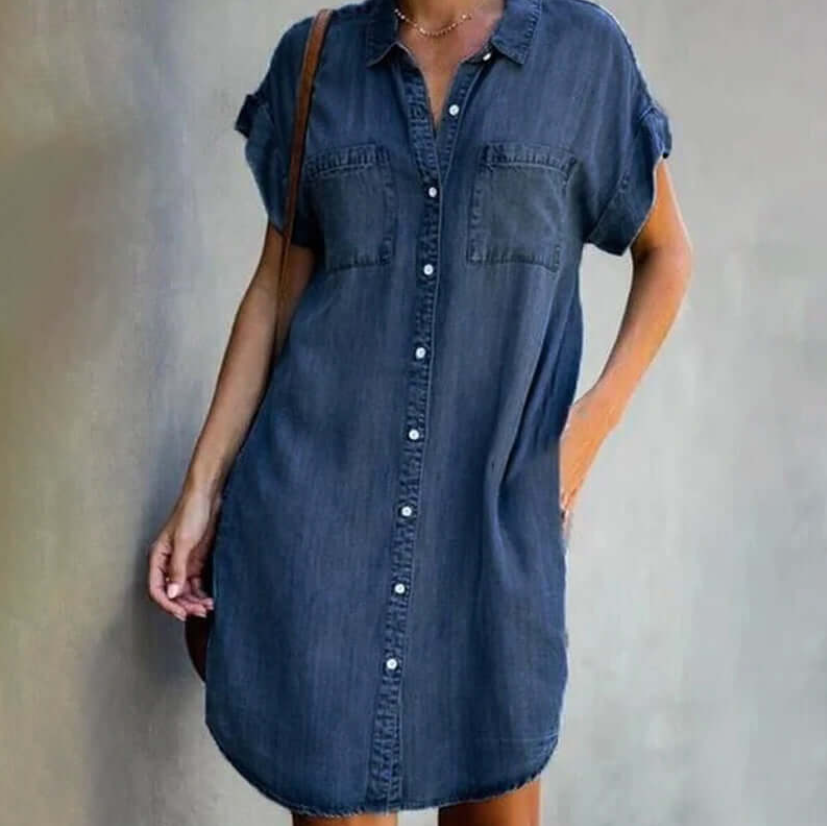 Joan™ | Denim zomerjurk voor dames