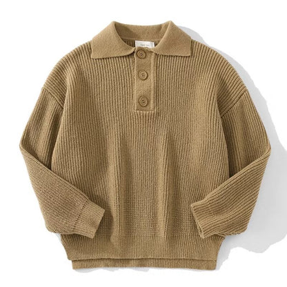 Ander™ - Gebreide Polo Heren Sweater