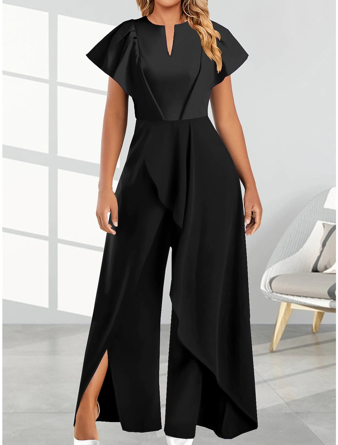 Danique™ - Chic en Luxe V-Hals Jumpsuit