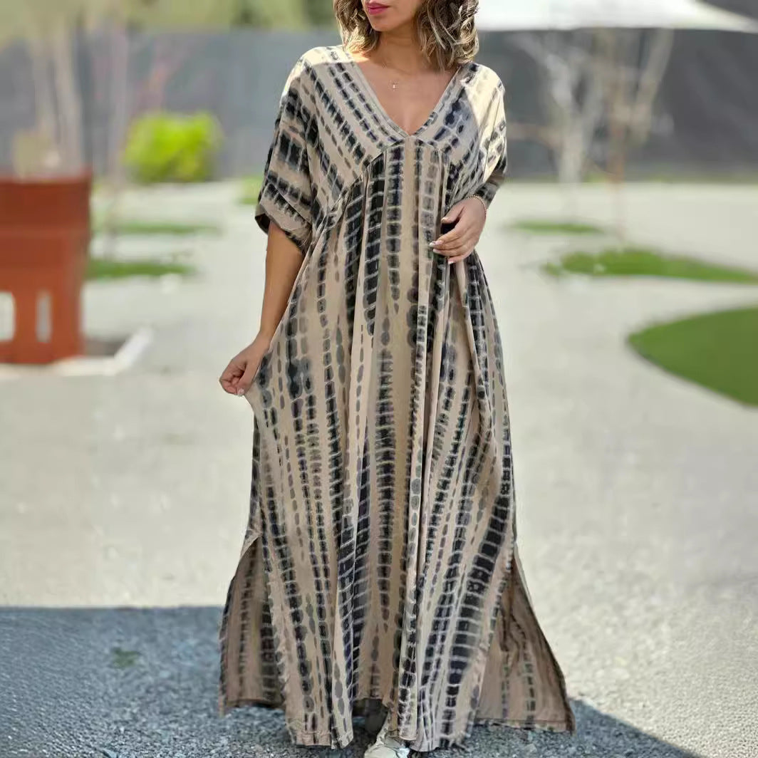 Sterre™ - Bohemian V-Hals Maxi Jurk