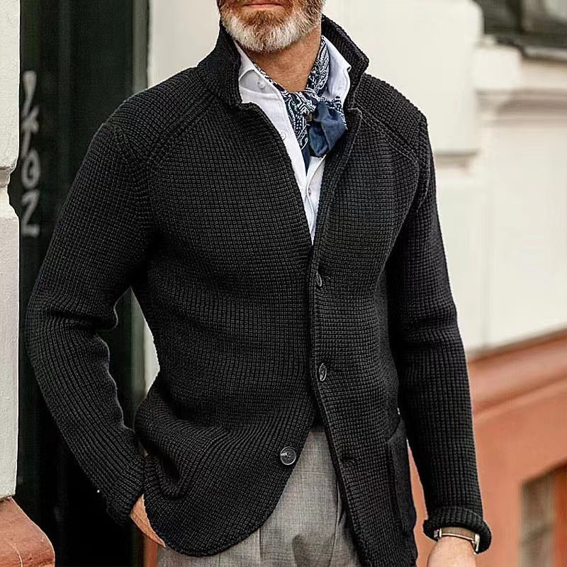 Raven™ - Stijlvolle Gebreide Heren Cardigan