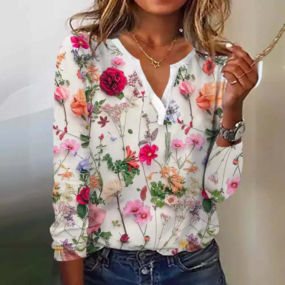 Alyssa™ - Luxe Bloemige Blouse