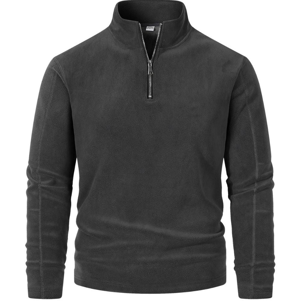 Niels™ | Zachte Half-Zip Fleece Trui