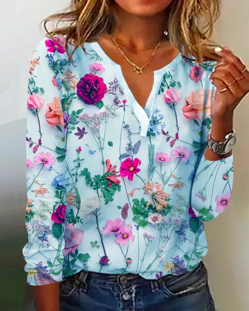 Alyssa™ - Luxe Bloemige Blouse