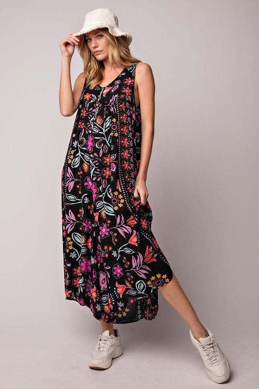 Imani™ - Relaxte Jumpsuit Met Bloemenprint