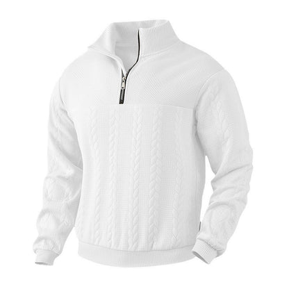 Tom™ | Jacquard Zip-Up Pullover