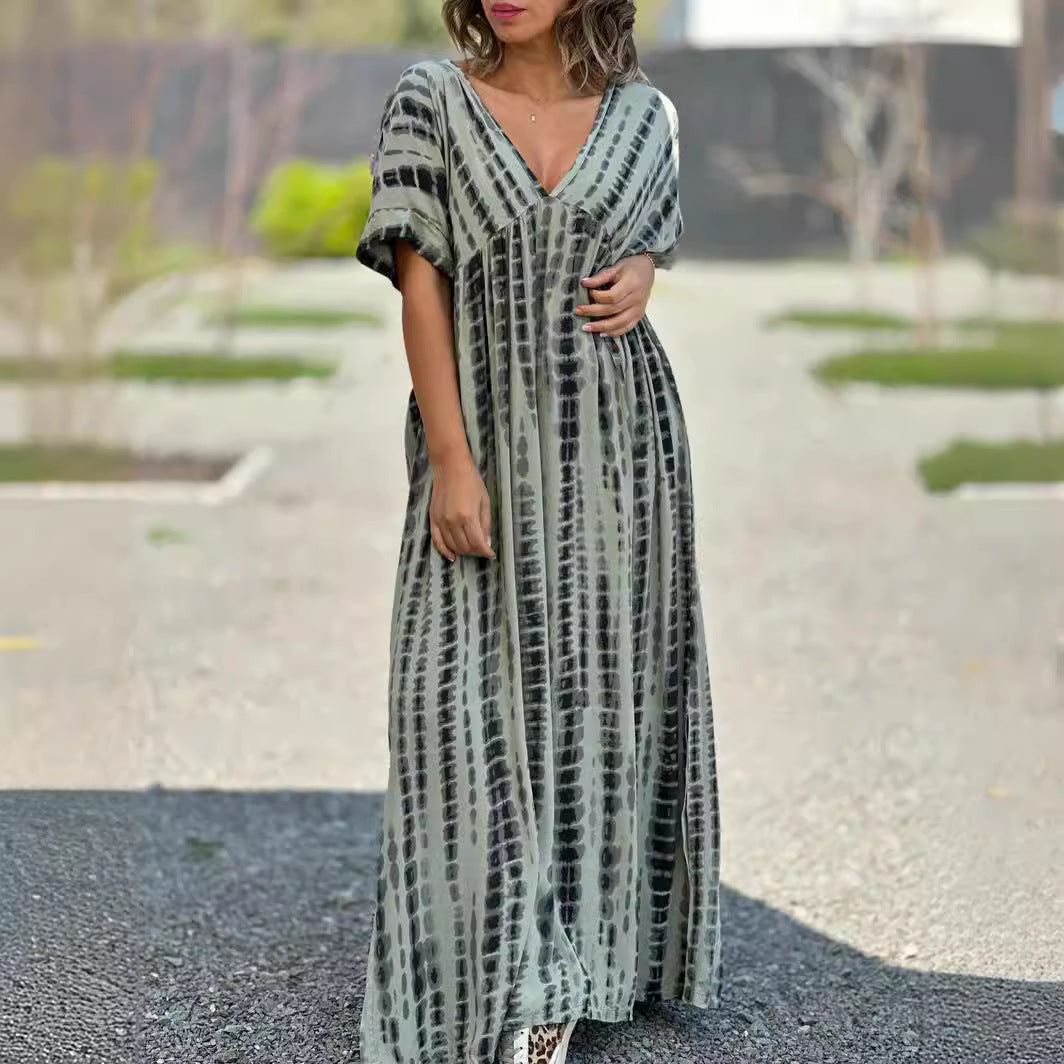 Sterre™ - Bohemian V-Hals Maxi Jurk