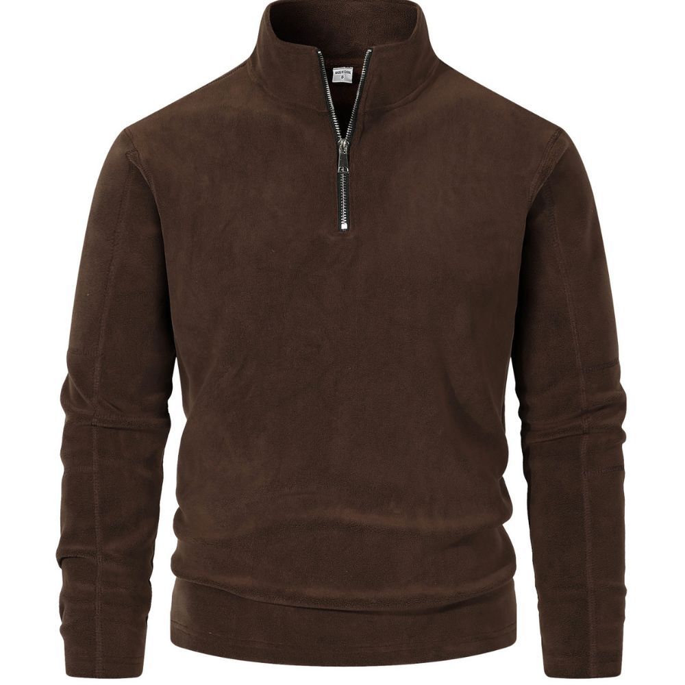 Niels™ | Zachte Half-Zip Fleece Trui