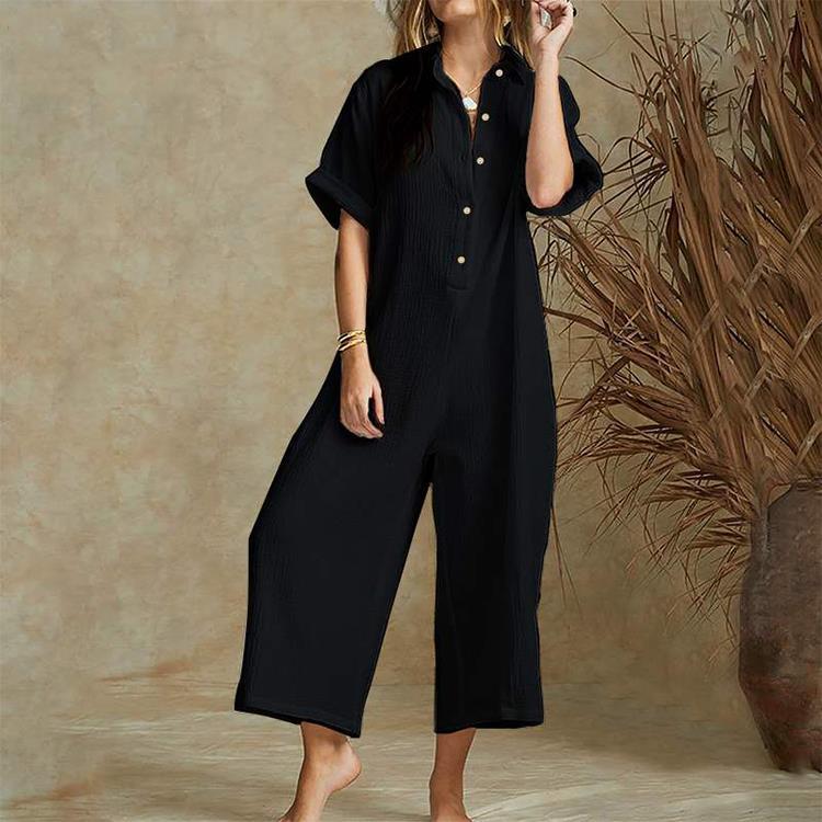 Aurelia™ - Trendy Linnen Jumpsuit