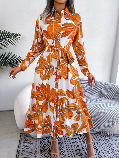 Julie™ - Elegante Bloemenprint Jurk