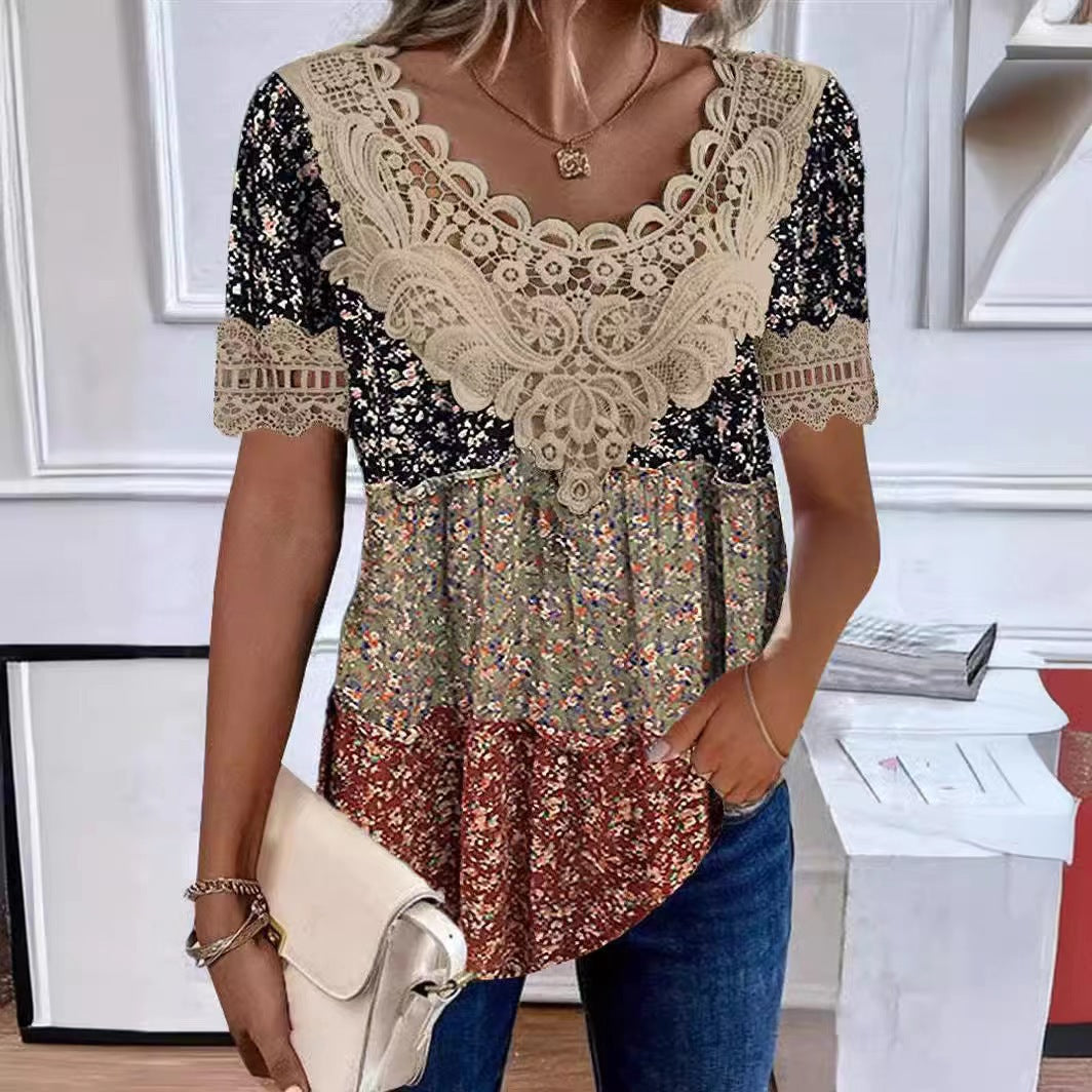 Liesbeth™ - Bohemien Kanten Top