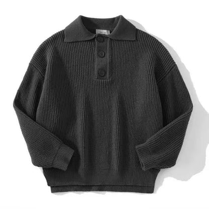 Ander™ - Gebreide Polo Heren Sweater