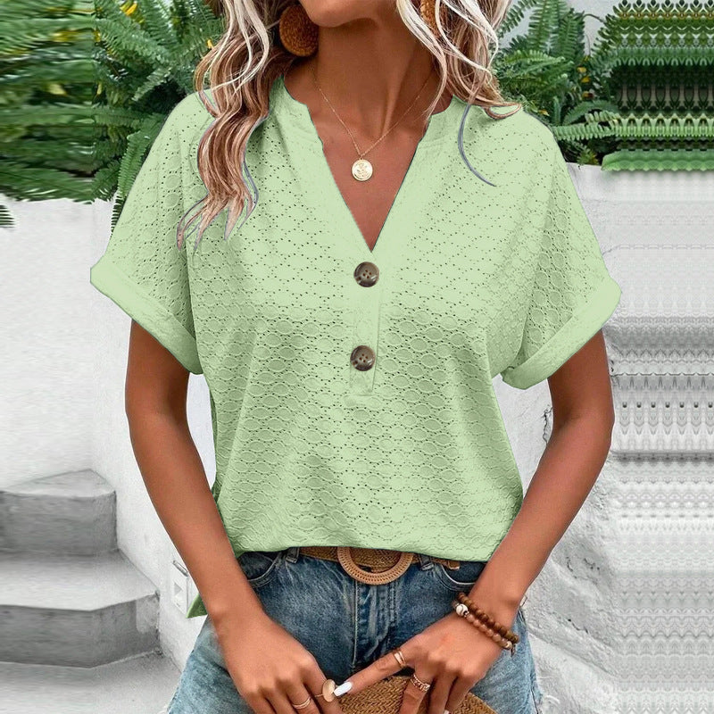 Quinty™ - Casual V-Hals Top