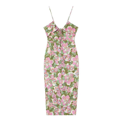 Abigail - Cocktailjurk met bloemenprint