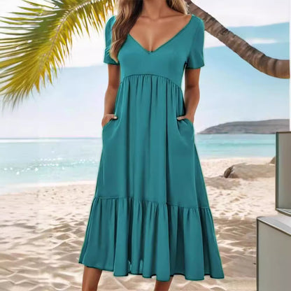 Liselotte™ - Stijlvolle Zomerse Maxi Jurk