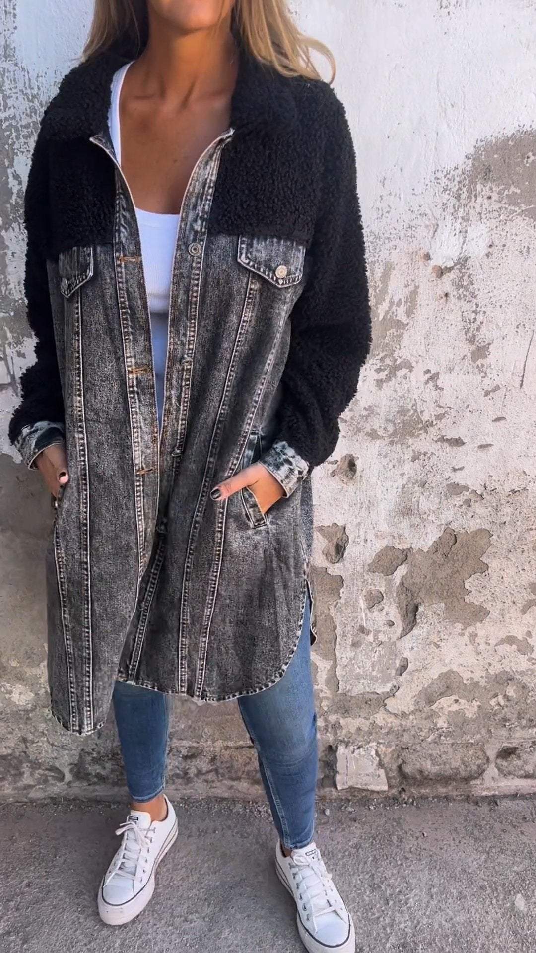 Hazel™ - Vintage Denim Damesjas